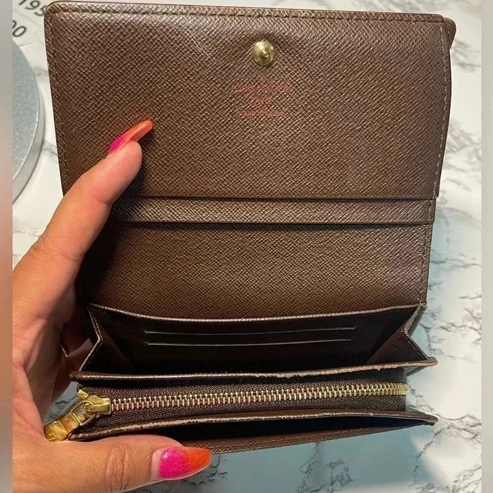 #191 Louis Vuitton Tresor Damier Ebene Bifold Wallet
